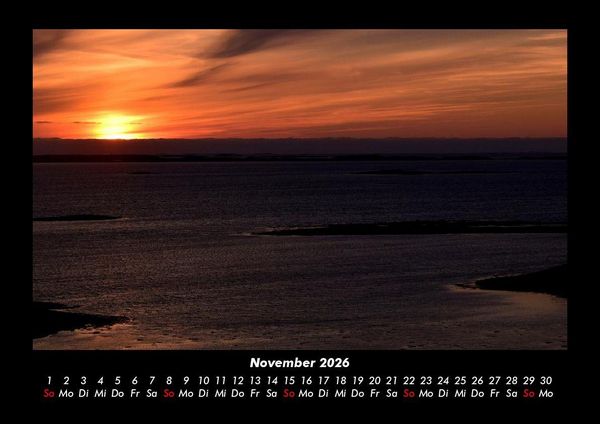 Produktbild: Sonnenunterg&auml;nge 2026 Fotokalender DIN A3