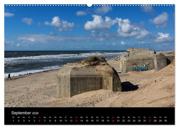 Produktbild: D&auml;nemark - Umgebung von Hvide Sande (hochwertiger Premium Wandkalender 2026 DIN A2 quer), Kunstdruck in Hochglanz