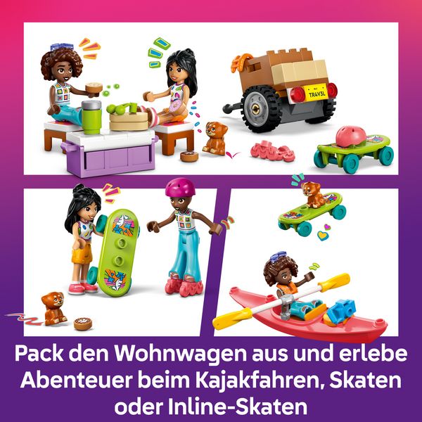 Produktbild: LEGO Friends 42659 Abenteuertrip mit Freunden, Kinder Auto Spielzeug