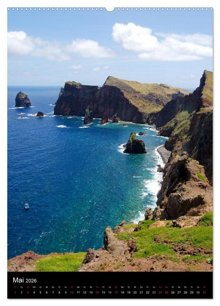 Produktbild: MADEIRA (hochwertiger Premium Wandkalender 2026 DIN A2 hoch), Kunstdruck in Hochglanz