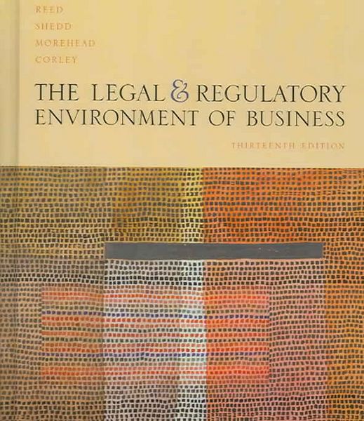 Produktbild: Legal and Regulatory Environment of Business