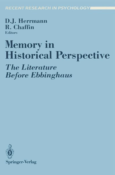 Produktbild: Memory in Historical Perspective