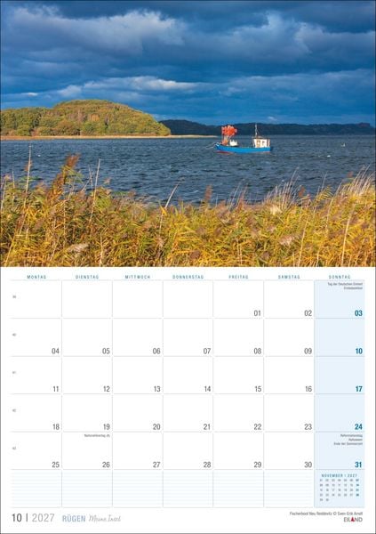 Produktbild: R&uuml;gen &hellip;meine Insel Kalender 2027