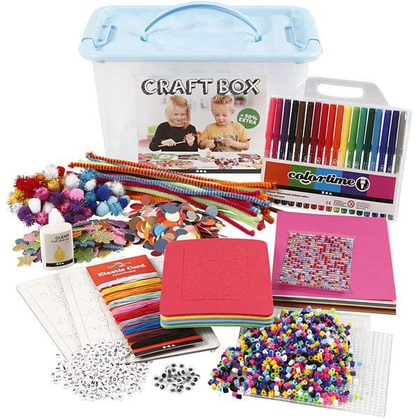 Produktbild: Creativ Company DIY Sets Basisversion Hobbybox, Sortierte Farben, 1 Stk