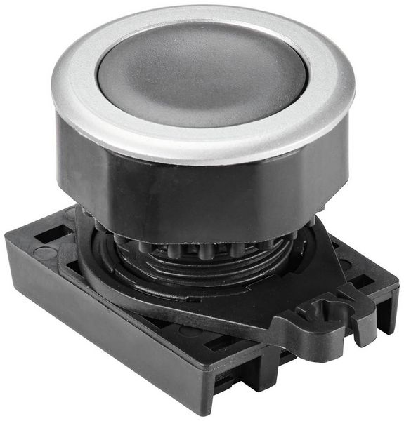 Produktbild: TRU COMPONENTS TC-10343972 S3PF-P1K Drucktaster Knopf Schwarz 1St.