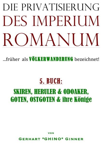 Produktbild: Die Privatisierung des Imperium Romanum / die Privatisierung des Imperium Romanum V.