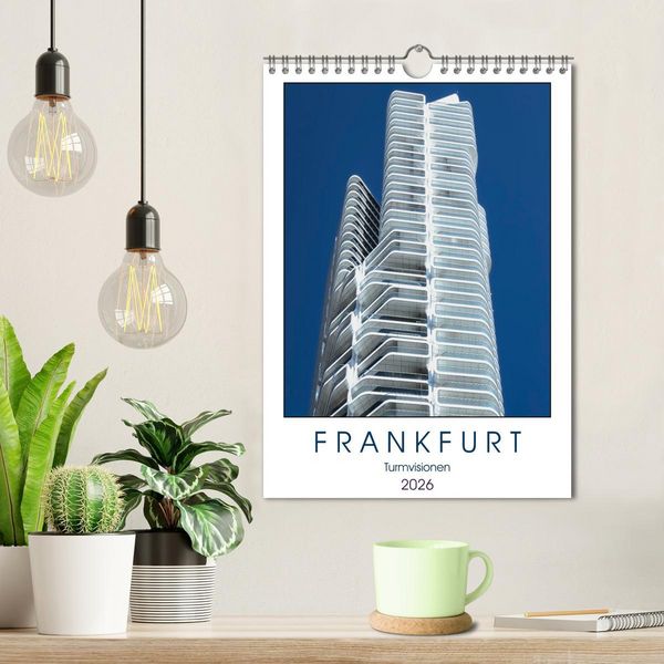 Produktbild: Frankfurt Turmvisionen (Wandkalender 2026 DIN A4 hoch), CALVENDO Monatskalender