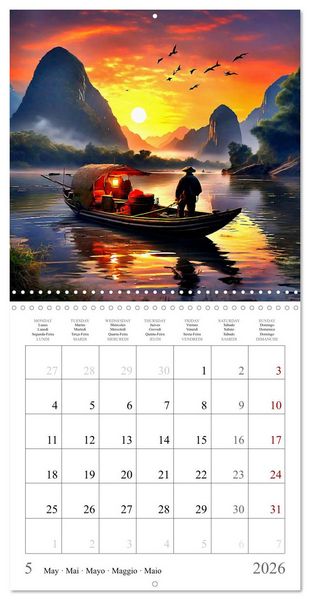 Produktbild: China - Magical Landscapes (Wall Calendar 2026 12 &times; 12 Inch) CALVENDO 12 Month Wall Calendar