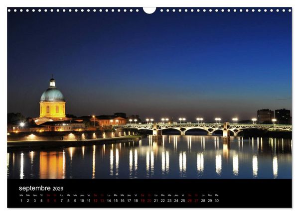 Produktbild: Toulousaine (Calendrier mural 2026 DIN A3 vertical), CALVENDO calendrier mensuel