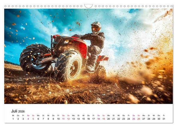 Produktbild: Quad Erlebnisse (Wandkalender 2026 DIN A3 quer), CALVENDO Monatskalender