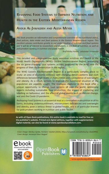 Produktbild: Reshaping Food Systems to improve Nutrition and Health in the Eastern Mediterranean Region