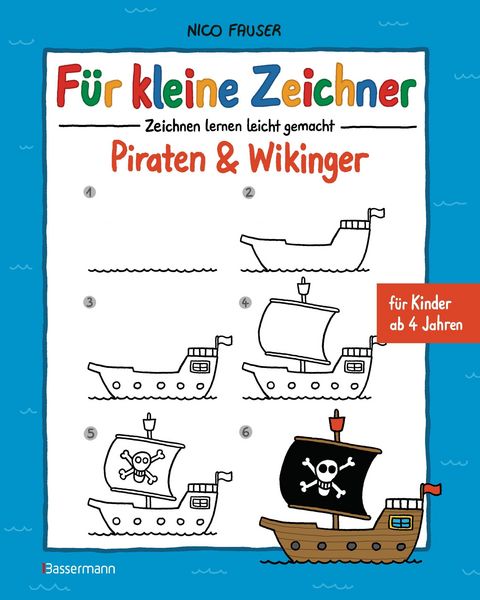 Produktbild: F&uuml;r kleine Zeichner - Piraten & Wikinger