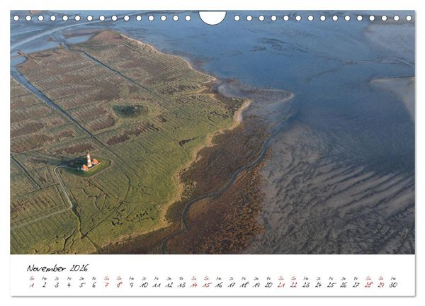 Produktbild: Naturpark Wattenmeer und Helgoland (Wandkalender 2026 DIN A4 quer), CALVENDO Monatskalender