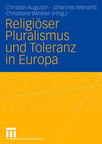 Produktbild: Religi&ouml;ser Pluralismus und Toleranz in Europa