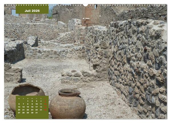 Produktbild: Pompeji-Kalender (Wandkalender 2026 DIN A2 quer), CALVENDO Monatskalender