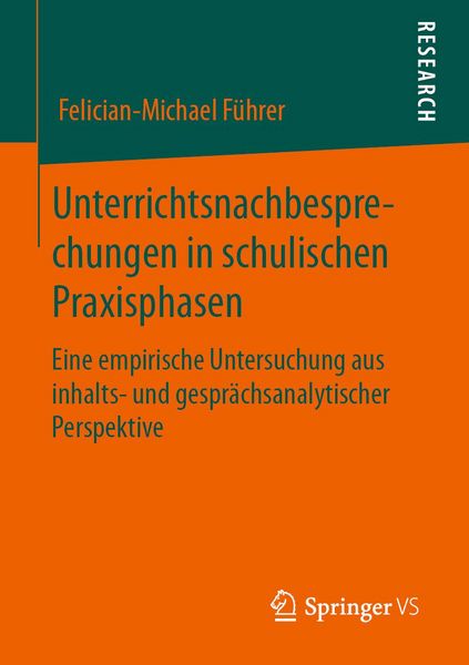 Produktbild: Unterrichtsnachbesprechungen in schulischen Praxisphasen