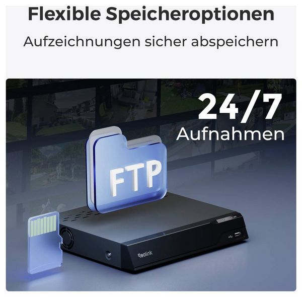 Produktbild: Reolink P334 LAN IP &Uuml;berwachungskamera 3840 x 2160 Pixel