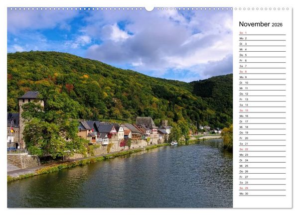 Produktbild: Die Lahn - Zauberhafte Orte rund um Limburg (hochwertiger Premium Wandkalender 2026 DIN A2 quer), Kunstdruck in Hochglanz