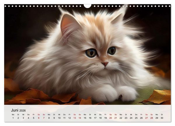 Produktbild: Zauberhafte Fluffies (Wandkalender 2026 DIN A3 quer), CALVENDO Monatskalender