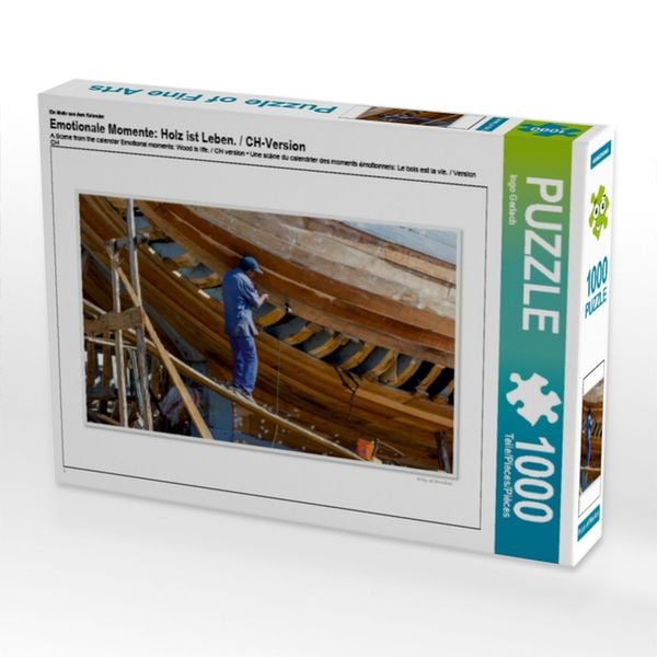CALVENDO Puzzle Ein Motiv aus dem Kalender Emotionale Momente: Holz ist Leben. / CH-Version | 1000 Teile Lege-Größe 64x48cm Foto-Puzzle für glückliche