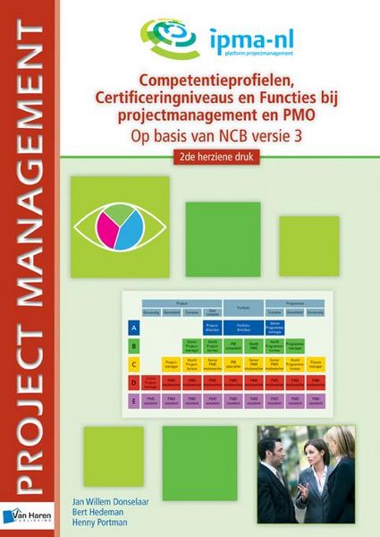 Produktbild: Competentieprofielen, Certificeringniveaus en Functies bij projectmanagement en PMO - Op basis van NCB versie 3 - 2de herziene druk