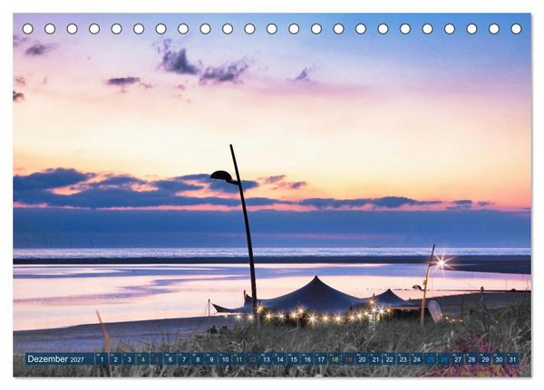 Produktbild: Borkum Ansichten (Tischkalender 2027 DIN A5 quer), CALVENDO Monatskalender