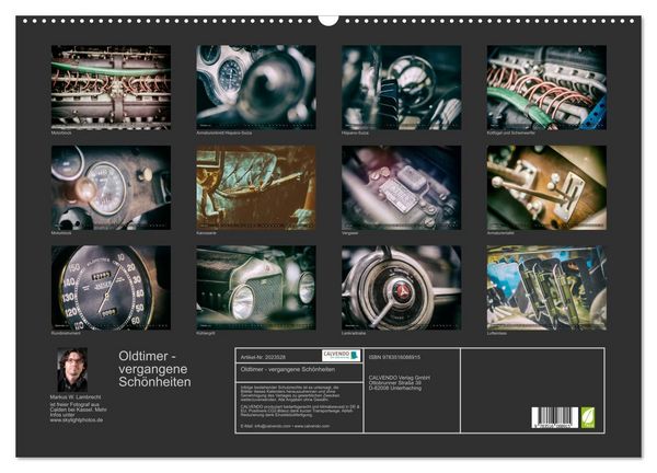 Produktbild: Oldtimer - vergangene Sch&ouml;nheiten (Wandkalender 2026 DIN A2 quer), CALVENDO Monatskalender