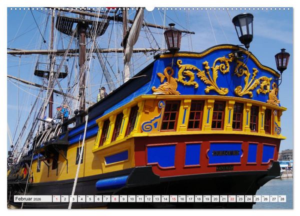 Produktbild: Windjammertreffen - Segelschiffe zu Gast in Bremerhaven (Wandkalender 2026 DIN A2 quer), CALVENDO Monatskalender