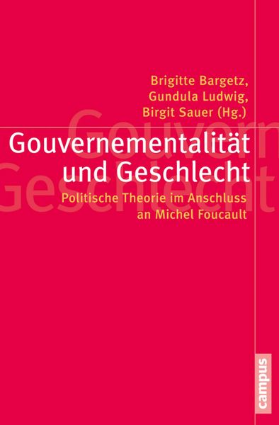 Produktbild: Gouvernementalit&auml;t und Geschlecht