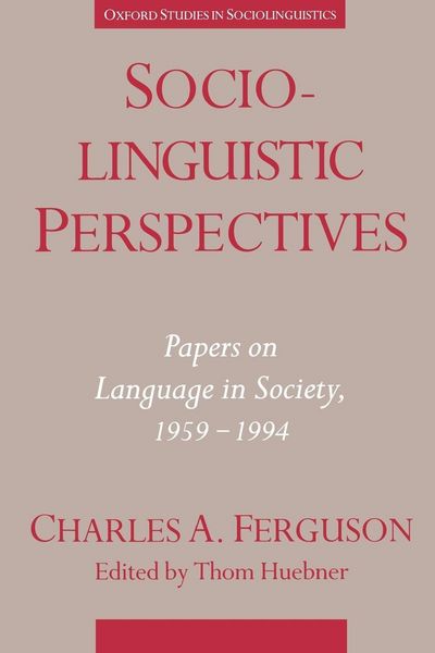 Produktbild: Sociolinguistic Perspectives