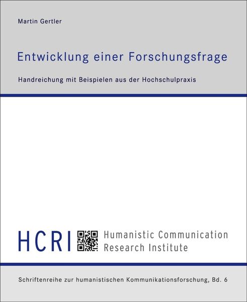 Produktbild: Entwicklung einer Forschungsfrage