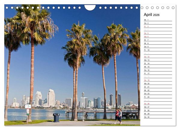 Produktbild: Kalifornien USA (Wandkalender 2026 DIN A4 quer), CALVENDO Monatskalender