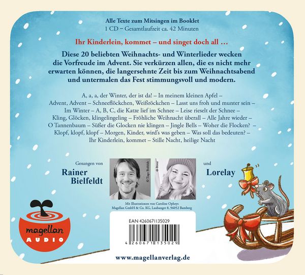 Produktbild: &Ouml;hrchen auf! Meine sch&ouml;nsten Weihnachtslieder (Audio-CD)