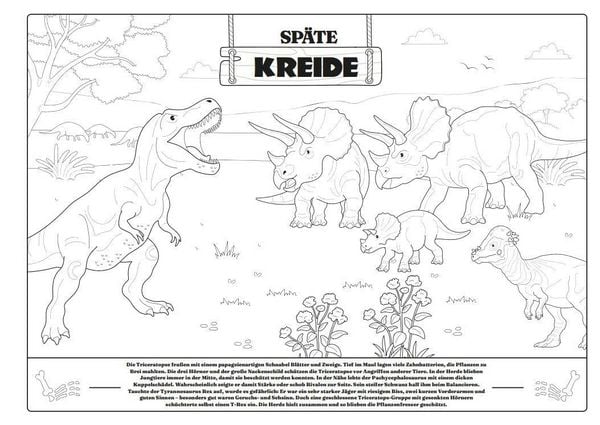 Produktbild: Mein extra gro&szlig;es Malbuch - Dinosaurier