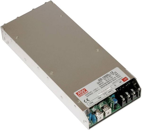 Produktbild: Mean Well SD-1000L-48 DC/DC-Wandler 1008W Anzahl Ausg&auml;nge: 1 x Inhalt 1St.