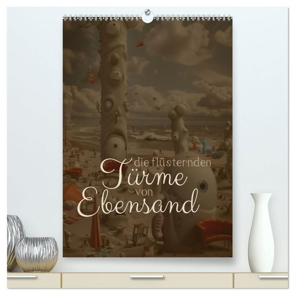 Produktbild: Die Fl&uuml;sternden T&uuml;rme von Ebensand (hochwertiger Premium Wandkalender 2027 DIN A2 hoch), Kunstdruck in Hochglanz