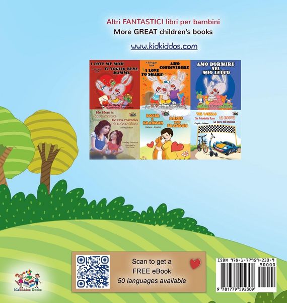 Produktbild: I Love Summer (Italian English Bilingual Children's Book)