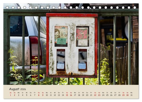 Produktbild: Kaugummiautomaten (Tischkalender 2026 DIN A5 quer), CALVENDO Monatskalender
