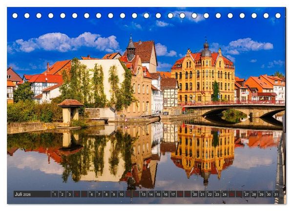 Produktbild: Ein Blick auf Eschwege (Tischkalender 2026 DIN A5 quer), CALVENDO Monatskalender