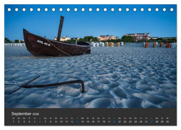 Produktbild: Usedom-Fotografie.de (Tischkalender 2026 DIN A5 quer), CALVENDO Monatskalender
