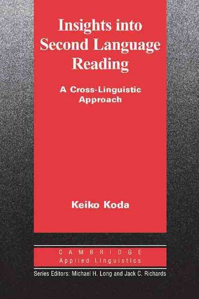 Produktbild: Insights Into Second Language Reading