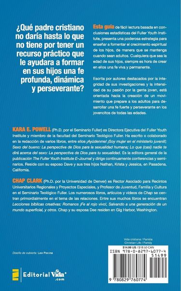 Produktbild: La C��mo criar j��venes de fe s��lida Softcover Sticky Faith = How to Raise Young People of Solid Faith