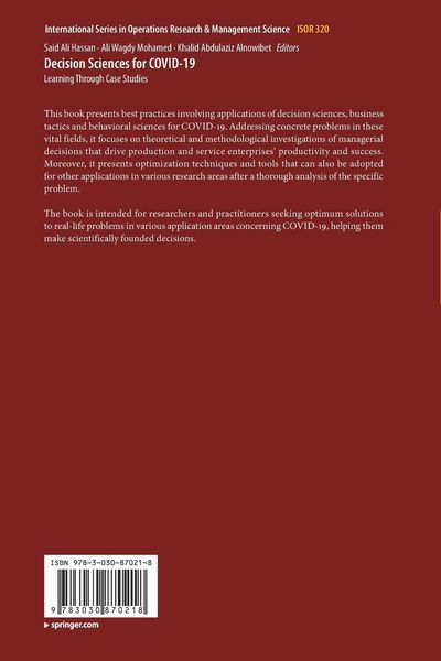 Produktbild: Decision Sciences for COVID-19