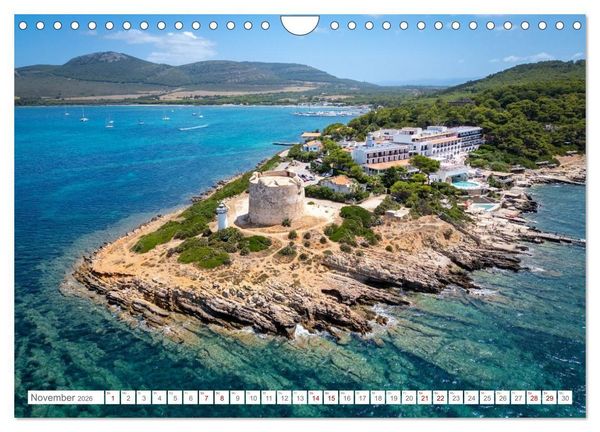 Produktbild: Sardinien. Sch&ouml;ne Landschaften und bunte St&auml;dte. (Wandkalender 2026 DIN A4 quer), CALVENDO Monatskalender