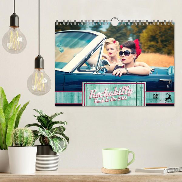 Produktbild: Rockabilly - Back to the 50s (Wandkalender 2026 DIN A4 quer), CALVENDO Monatskalender