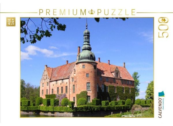 CALVENDO Puzzle Schloss Vittskövle in Schweden | 500 Teile Lege-Größe 48 × 36 cm Foto-Puzzle für Erwachsene