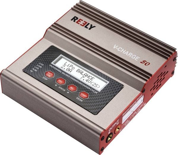 Reely V-Charge 50 Modellbau-Multifunktionsladegerät 12 V, 230 V 7 A LiIon, LiFePO, LiPo, NiCd, NiMH, Blei