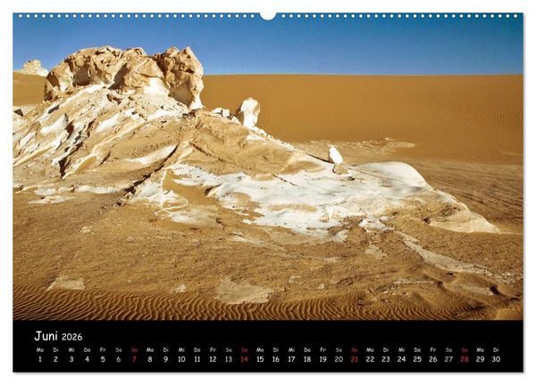 Produktbild: Weisse W&uuml;ste &Auml;gypten (hochwertiger Premium Wandkalender 2026 DIN A2 quer), Kunstdruck in Hochglanz