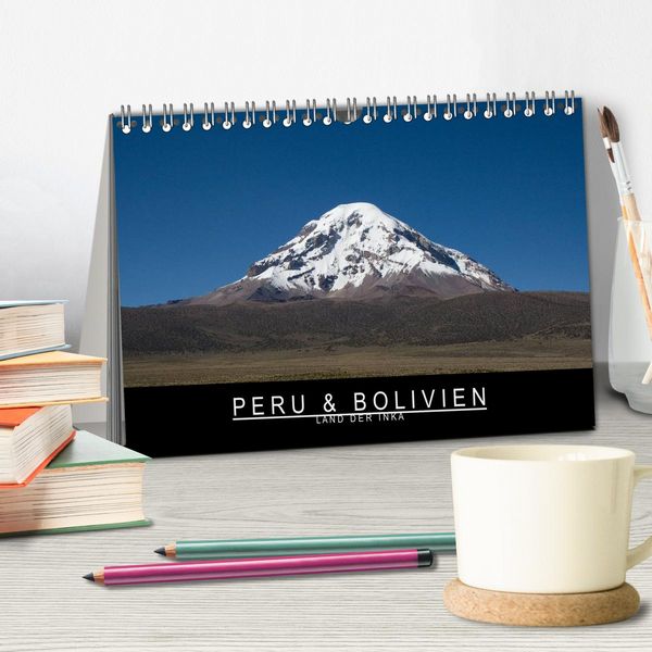 Produktbild: Peru & Bolivien - Land der Inka (Tischkalender 2026 DIN A5 quer), CALVENDO Monatskalender