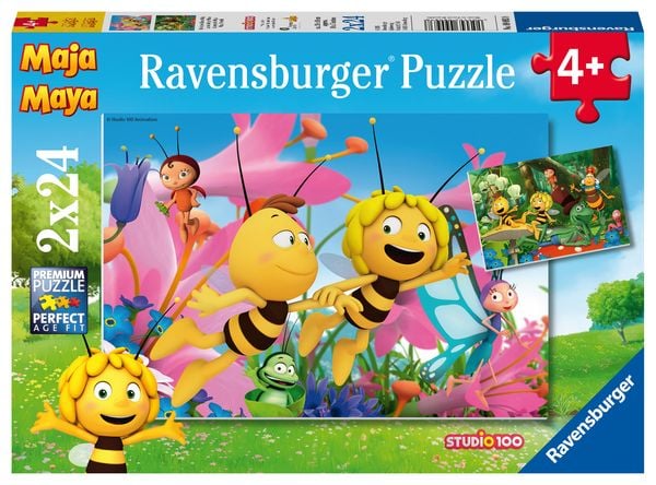 Puzzle Ravensburger Die kleine Biene Maja 2 X 24 Teile